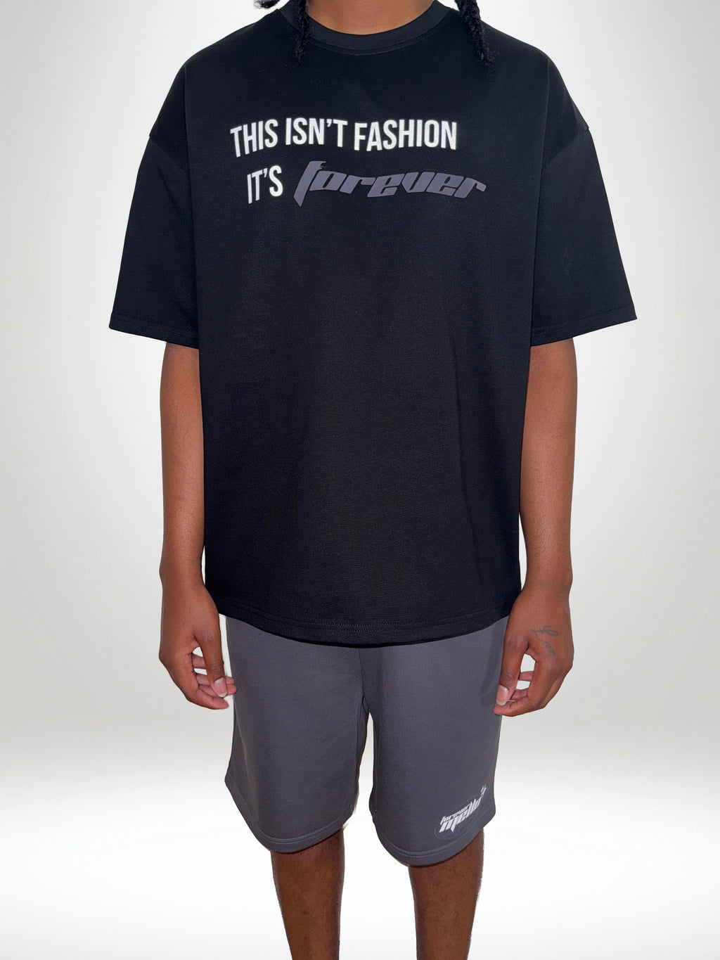 THIS ISN'T FASHION IT'S FOREVER SET (BLACK/GREY)