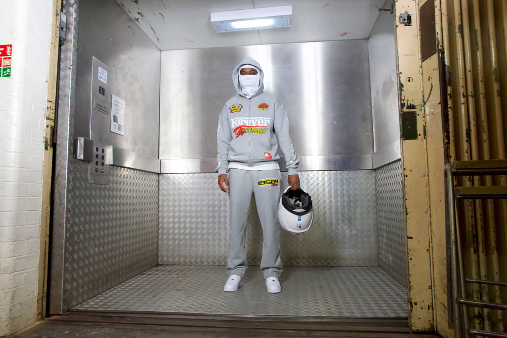 FM RACING TRACKSUIT GREY