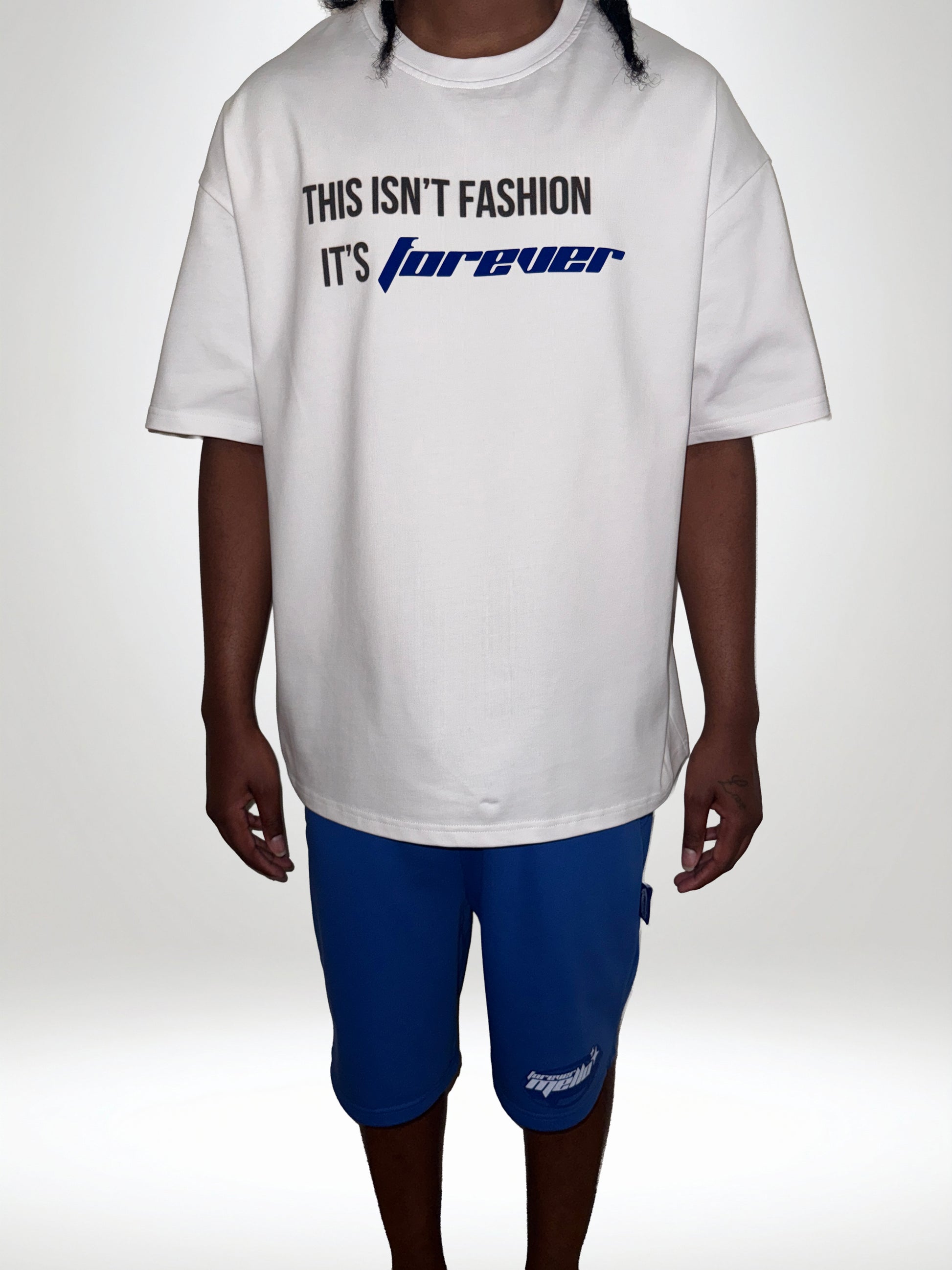 THIS ISN'T FASHION IT'S FOREVER SET (BLUE/WHITE)